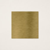 Carte d'affichage Faux Gold Metal Texture Bijoux (Dos)