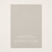 Carte d'affichage Faux Leather Chic Earring (Dos)