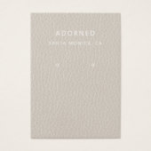 Carte d'affichage Faux Leather Chic Earring (Devant)