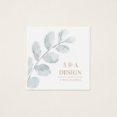 Carte d'affichage Feuille couleur  (Devant)