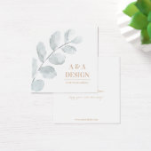 Carte d'affichage Feuilles d'aquarelle pour bijoux (Bureau)