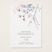 Carte d'affichage fleur sauvage (Dos)