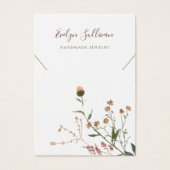 Carte d'affichage fleur sauvage (Devant)