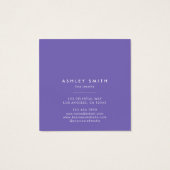 Carte d'affichage fleur sauvage (Dos)