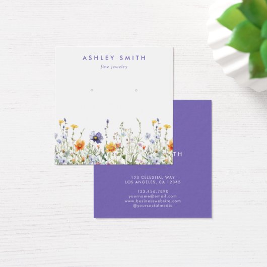 Carte d'affichage fleur sauvage (Bureau)