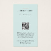 Carte d'affichage fleur sauvage de courroie à orei (Dos)