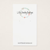 Carte d'affichage fleur sauvage de courroie à orei (Devant)