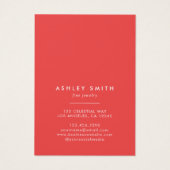 Carte d'affichage Fleur sauvage dynamique (Dos)