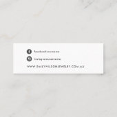 CARTE D'AFFICHAGE FLORALE BLUSH GOLD (Dos)