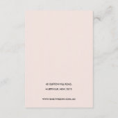 CARTE D'AFFICHAGE FLORALE DE LA COUCHE DE PROTÉA B (Dos)