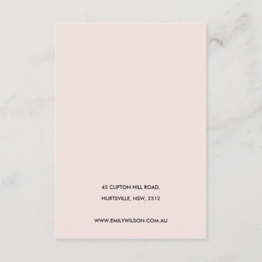 CARTE D'AFFICHAGE FLORALE DE LA COUCHE DE PROTÉA B (Dos)