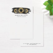 Carte d'affichage Gold Black Sun Moon Star (Bureau)