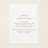 Carte d'affichage Gold Sunburst Circle (Dos)