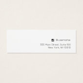 Carte d'affichage Gold Terracotta Stud oreille (Dos)