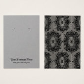 Carte d'affichage Gothique Araignées Halloween (Devant & derrière)