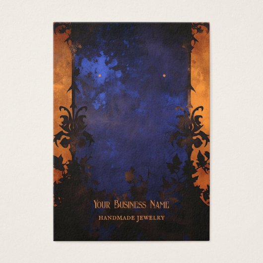 Carte d'affichage gothique Halloween (Devant)