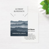 Carte d'affichage gris bleu Magic Misty Mountains (Bureau)