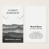 Carte d'affichage gris Magic Misty Mountains (Devant & derrière)