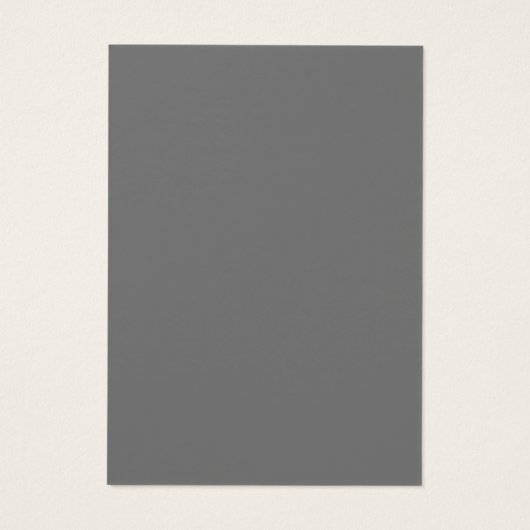 Carte d'affichage gris plat simple (Dos)