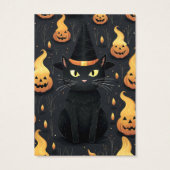Carte d'affichage Halloween Cat Earring (Dos)