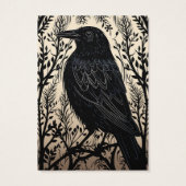 Carte d'affichage Halloween Crow Raven (Dos)