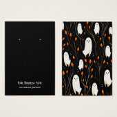 Carte d'affichage Halloween Ghosts (Devant & derrière)