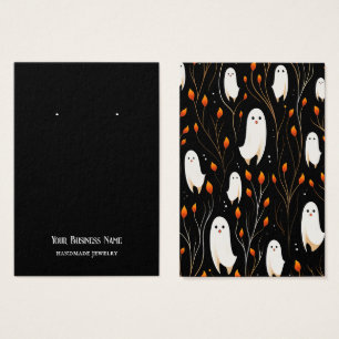 Carte d'affichage Halloween Ghosts