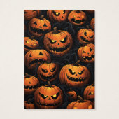 Carte d'affichage Halloween Jackolantern oreille (Dos)
