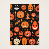 Carte d'affichage Halloween Jackolantern oreille (Dos)