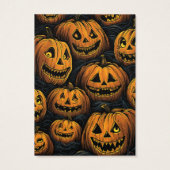 Carte d'affichage Halloween Jackolantern oreille (Dos)