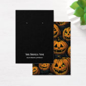 Carte d'affichage Halloween Jackolantern oreille (Bureau)