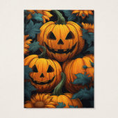 Carte d'affichage Halloween Jackolantern oreille (Dos)