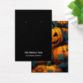 Carte d'affichage Halloween Jackolantern oreille (Bureau)