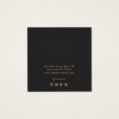 Carte d'affichage Halloween Thème Bat Stud oreille (Dos)