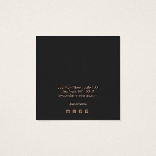 Carte d'affichage Halloween Thème Bat Stud oreille (Dos)