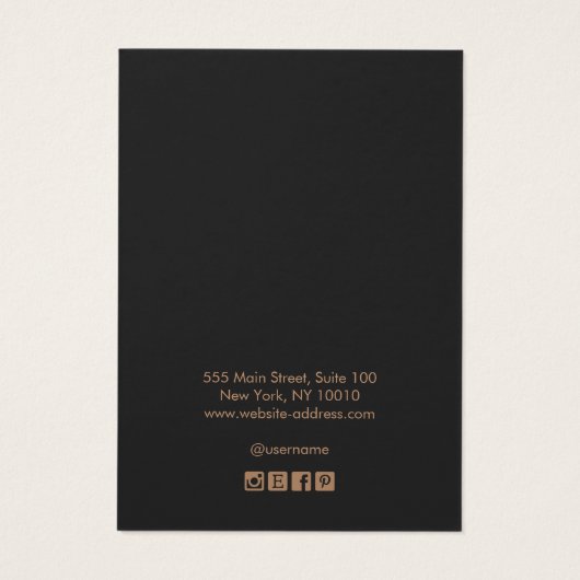 Carte d'affichage Halloween Theme Skull oreille (Dos)