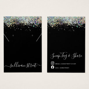 Carte d'affichage Holographique Parties scintillan