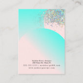 Carte d'affichage Holographique Pink Gradient (Dos)