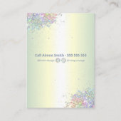 Carte d'affichage Holographique pour porteurs de P (Dos)