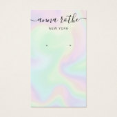 Carte d'affichage Holographique Signature Script (Devant)