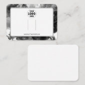 Carte d'affichage horizontale de votre logo Bow (Devant / Derrière)