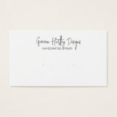 Carte d'affichage Joyau noir noir (Devant)