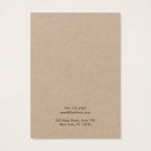 Carte d'affichage Kraft Earthy Earring (Dos)