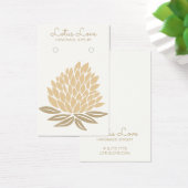 Carte d'affichage Lotus Flower Earring Collier Bij (Bureau)