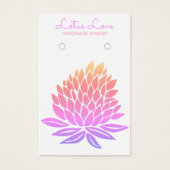 Carte d'affichage Lotus Flower Earring Collier Bij (Devant)