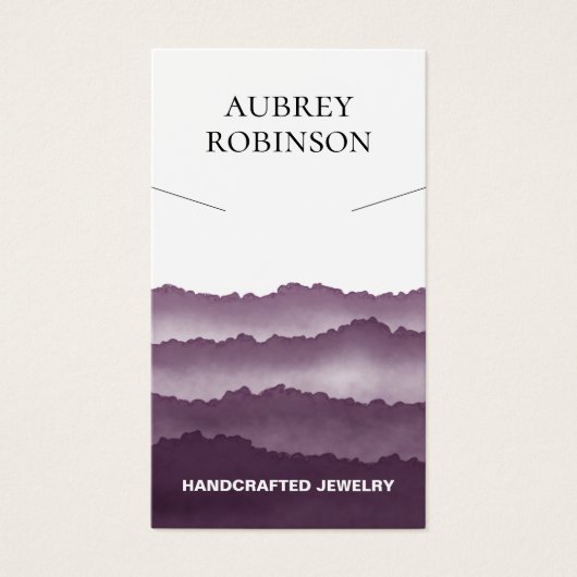 Carte d'affichage Magic Misty Mountains Purple Col (Devant)