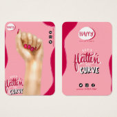 Carte d'affichage main bracelet (Devant & derrière)