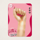 Carte d'affichage main bracelet (Devant)