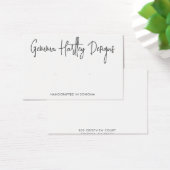 Carte d'affichage manuscrite de typographie de scr (Bureau)