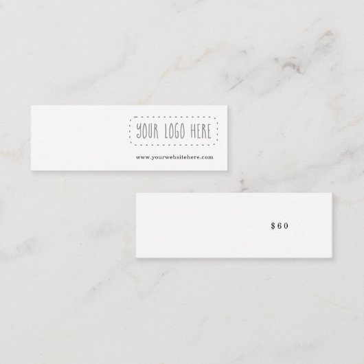 Carte d'affichage mini-oreille (Devant / Derrière)